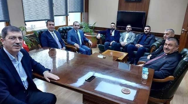 Başkan Güneş ve Arslan'dan AK Parti Tokat Milletvekili Arslan'a ziyaret