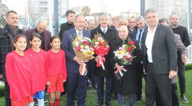 Çopuroğlu, Özhaseki ile Birlikte Amatör Spor Kulüpleri Federasyonu'nu Ziyaret Etti
