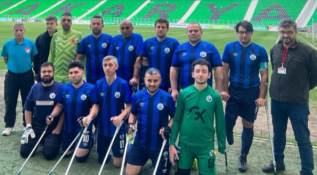 Kocasinan Belediyesi Anadolu Erciyes Engelliler Ampute Futbol Takımı Kayseri'ye galibiyetle döndü 
