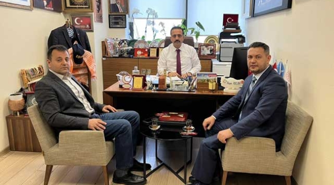 Şehit Aileleri Derneği Başkanı Ali Yavuz'dan Dr. Avşar Aslan'a ziyaret