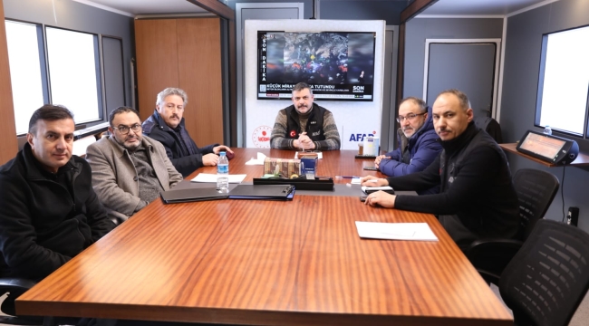 Başkan Palancıoğlu Ve Teknik Ekibi Afşin'de İncelemelerde Bulundu