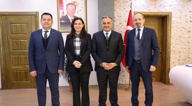 AK Parti İstanbul Milletvekili Durgut'tan Başkan Cabbar'a Ziyaret