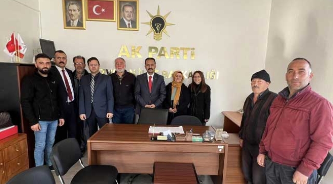 Dr. Avşar Aslan'dan AK Parti Özvatan İlçe Teşkilatına Ziyaret