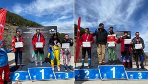Anadolu Yıldızlar Ligi Kayak'ta Şampiyon Kayseri