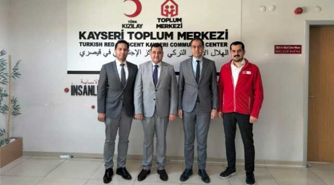 İl Sağlık Müdürü Erşan'dan Kayseri Kızılay Toplum Merkezi'ne Ziyaret
