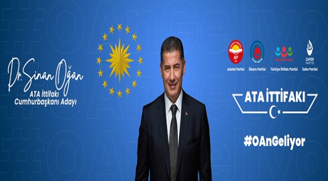 ATA İttifakı Cumhurbaşkanı Adayı Sinan Oğan Kayseri'ye geliyor 
