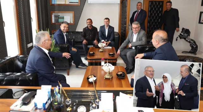 Başkan Büyükkılıç'tan Pınarbaşı Belediyesi'ne Ziyaret