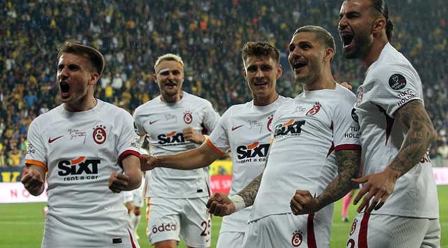 Süper Lig'de Şampiyon Galatasaray!