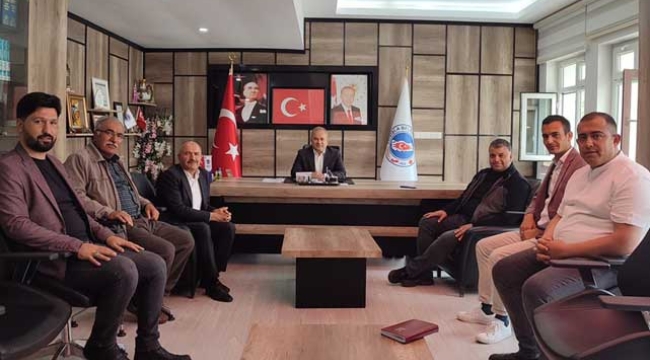 Başkan Coşkun'dan Akkışla Belediye Başkanı Arslan'a Ziyaret