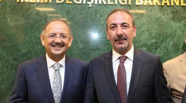 Başkan Şahin; "Kayseri'mizin Gururu Özhaseki Bakanımızı Görevinde Başarılar Diliyorum"