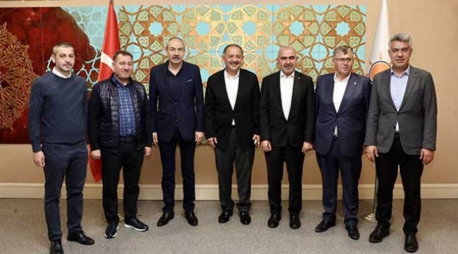 Gülsoy ve Yönetiminden AK Parti Genel Başkan Yardımcısı Özhaseki'ye Ziyaret