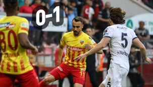 Kayserispor Evinde Ankaragücü'ne Mağlup Oldu 0-1