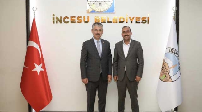 Milletvekili Çopuroğlu'ndan İncesu Belediye Başkanı İlmek'e Ziyaret