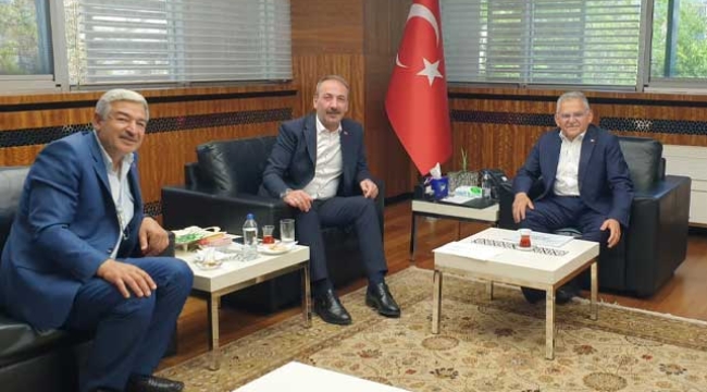 Şahin'den Büyükşehir Belediye Başkanı Büyükkılıç'a ziyaret