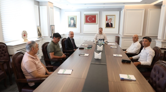 Başkan Palancıoğlu Tapu ve Kadastro Kayseri Bölge Müdürlüğü İle Toplantı Yaptı