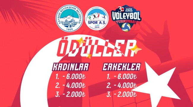 Büyükşehir'in 30 Ağustos Zafer Kupası Voleybol Turnuvası Kayıtları Başladı...
