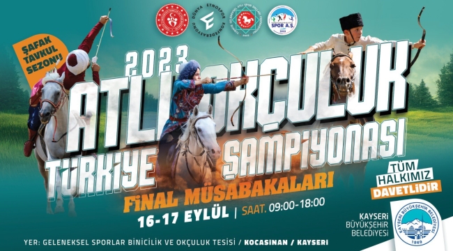  Atlı Okçuluk Türkiye Şampiyonası Final Müsabakalarına Davet
