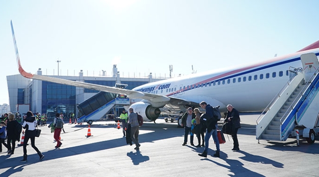 ÇEK Cumhuriyeti'nden Erciyes'e bir uçak dolusu turist geldi