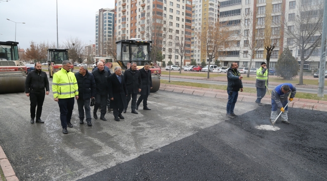 Büyükkılıç'tan 6 milyon liralık asfalt yenileme çalışmalarına yakın takip