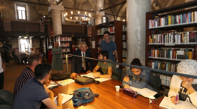 Büyükşehir Kütüphaneleri Yarıyıl Tatilinde Öğrencilerle Dolup Taşıyor