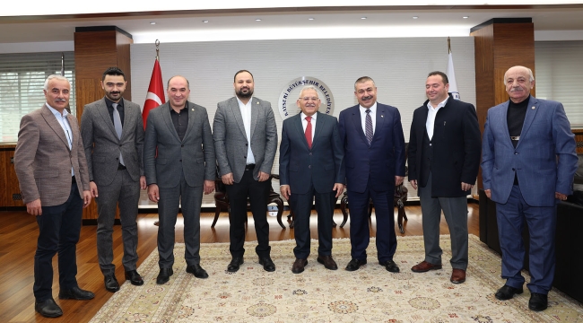 Ziraat odası başkanlarından Büyükkılıç'a ziyaret