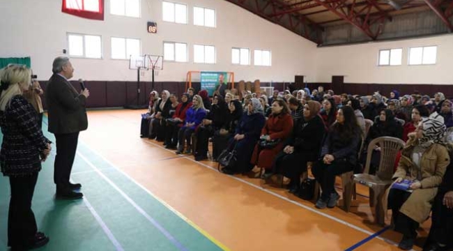 Başkan Palancıoğlu, Danışmentgazi Mahallesinin Hanımlarıyla Bir Araya Geldi