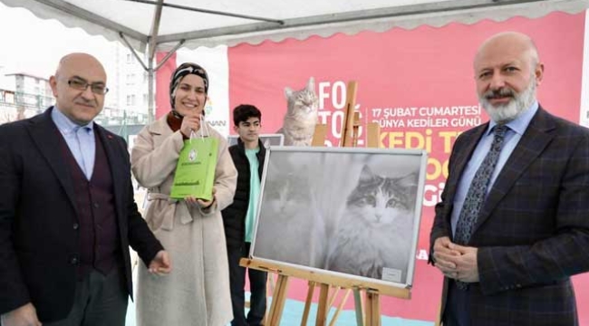 Kocasinan'da Kedi Temalı Fotoğraf Yarışması'nda Kazananlar Ödüllerini Aldı