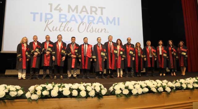 14 Mart Tıp Bayramı Erciyes Üniversitesi'nde Törenle Kutlandı