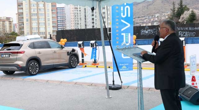 Başkan Büyükkılıç'tan 35 Milyon TL'lik K-Şarj Elektrikli Araç Şarj İstasyonu'nda "İndirim" Müjdesi