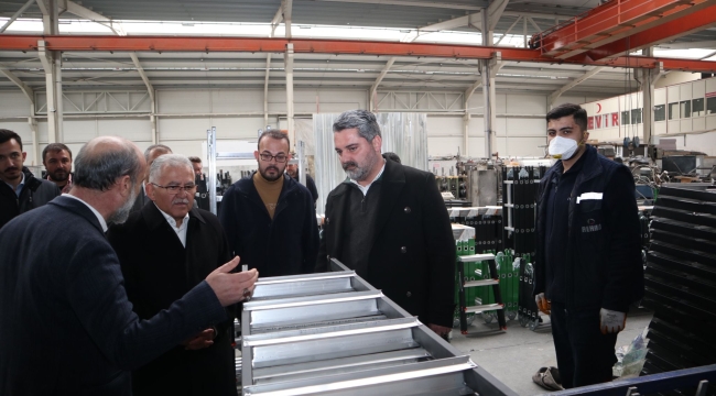 Başkan Üzüm'den Mimarsinan OSB'de "Fabrika" Ziyaretleri