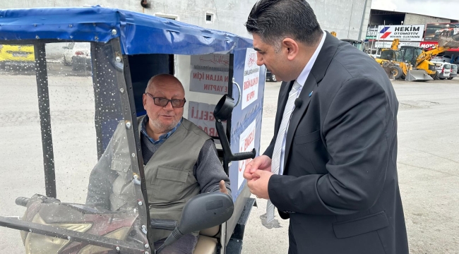 DEVA Partisi Kocasinan Belediye Başkan Adayı Kadir Türkmen;Engellilerin araçları belediyenin makine parkında tamir edilecek