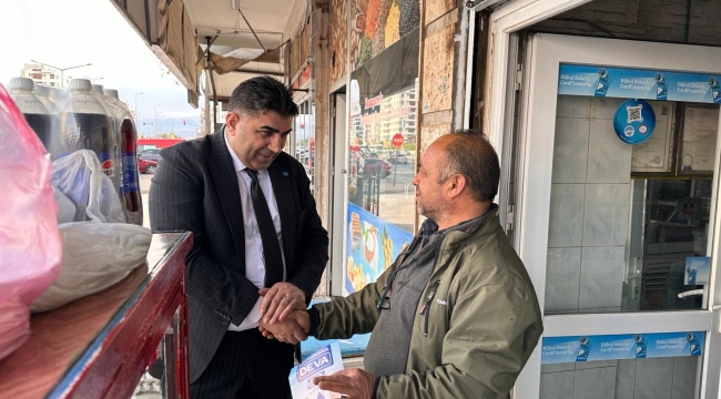 DEVA Partisi Kocasinan Belediye Başkan adayı Kadir Türkmen seçim çalışmalarını aralıksız sürdürüyor