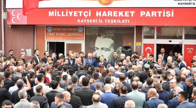 Büyükkılıç, MHP Kayseri İl Teşkilatı Üyeleri İle Bayramlaştı
