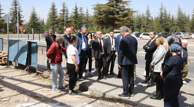 Erciyes Üniversitesi'nde Yapımı Devam Eden Projeler Birer Birer Hayata Geçiriliyor